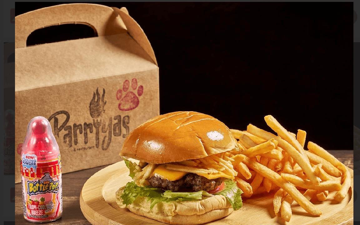 Cajita feliz mini burguer